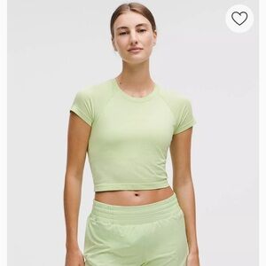 Lululemon Swiftly Tech Cropped Shirt